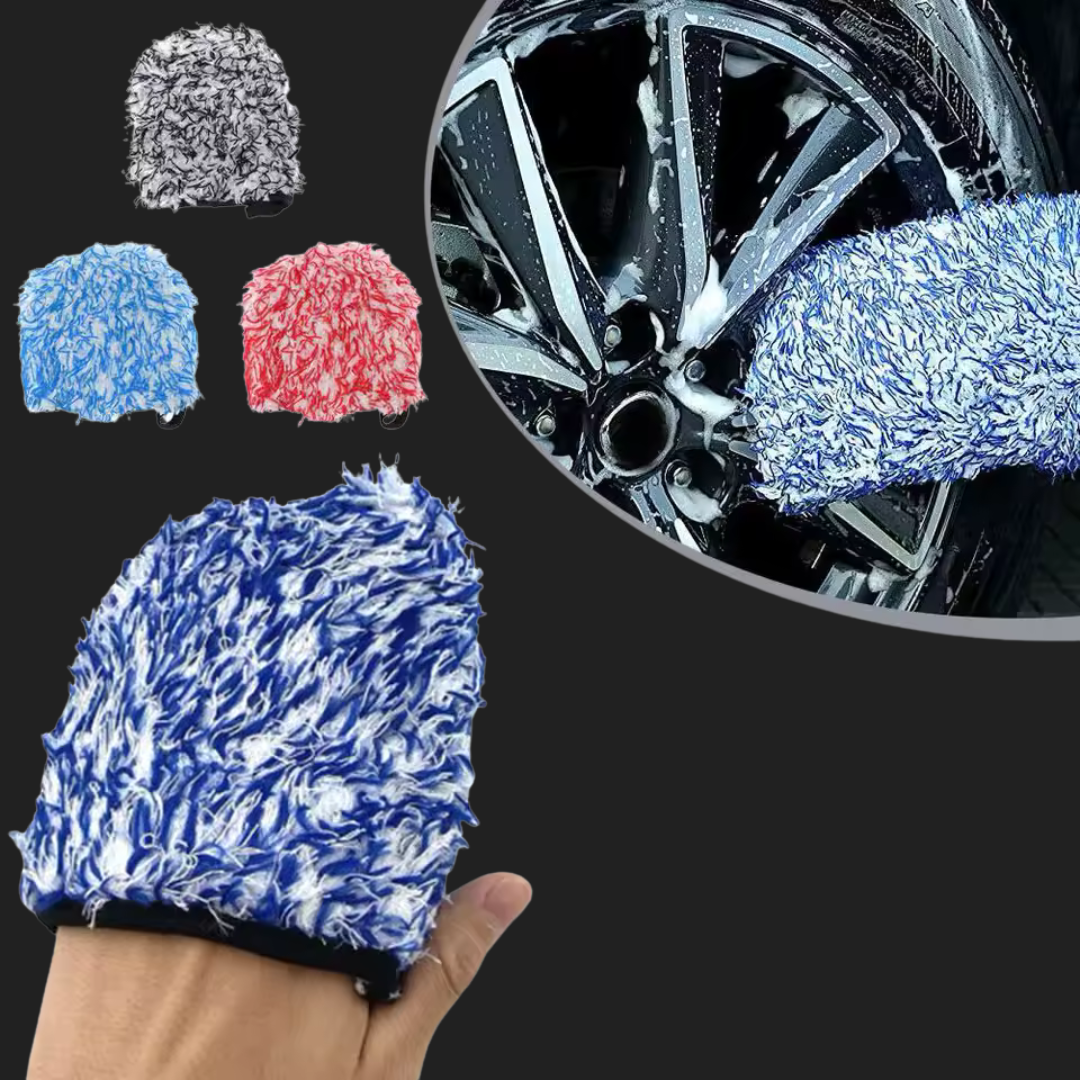 Carfiber Wheel Mitt | Guante microfibra para limpiar llantas