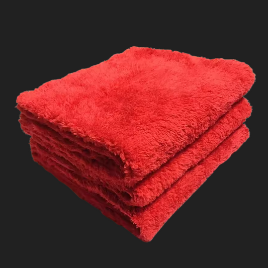 Carfiber RED Toalla para retirar Pulimento 40 x 40 500 GSM